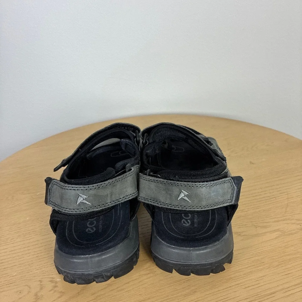 ECCO Yucatan Leather Sport Sandals Men's EU 42 US 8 Outdoors Gorpcore Hiking